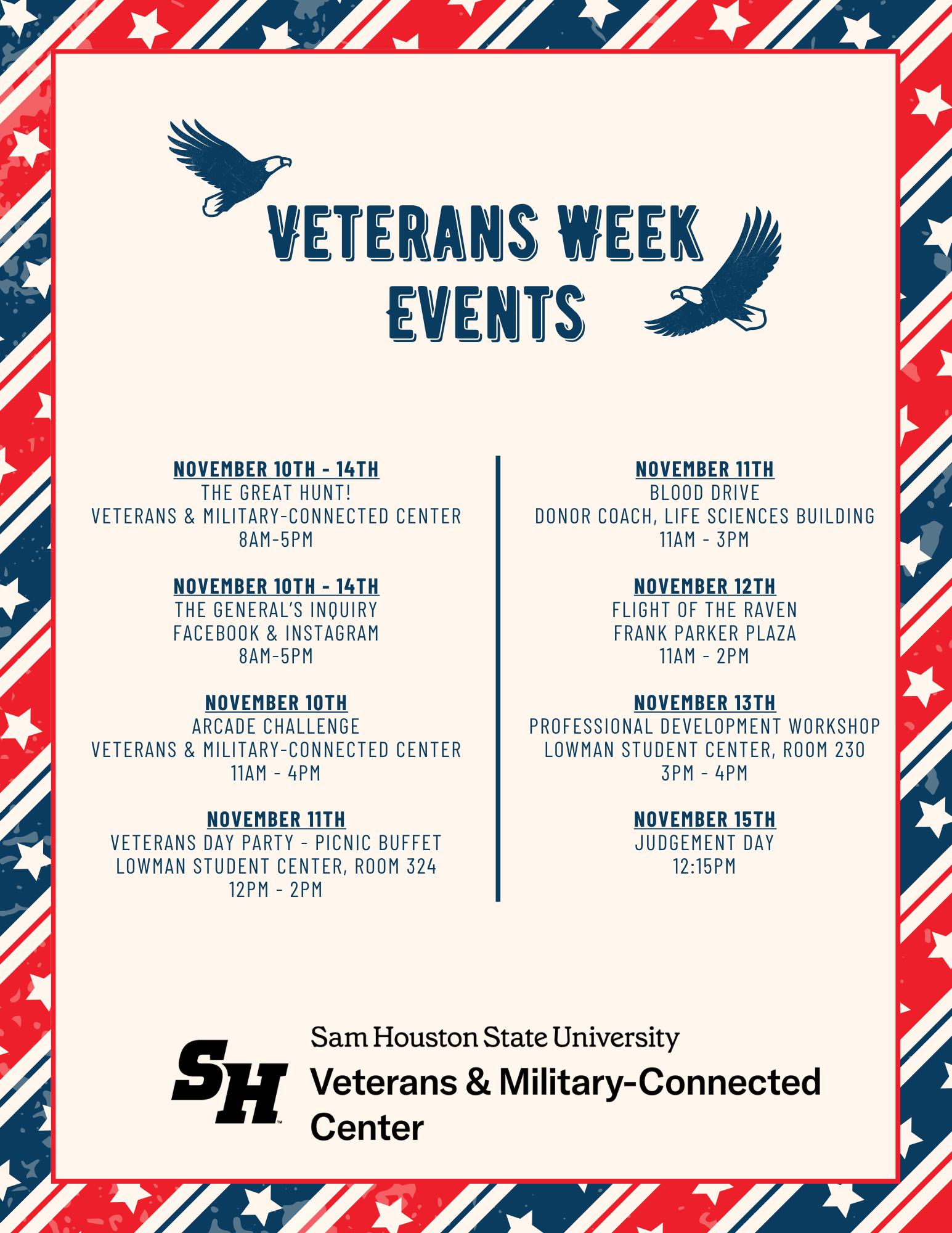 Veterans Week Events